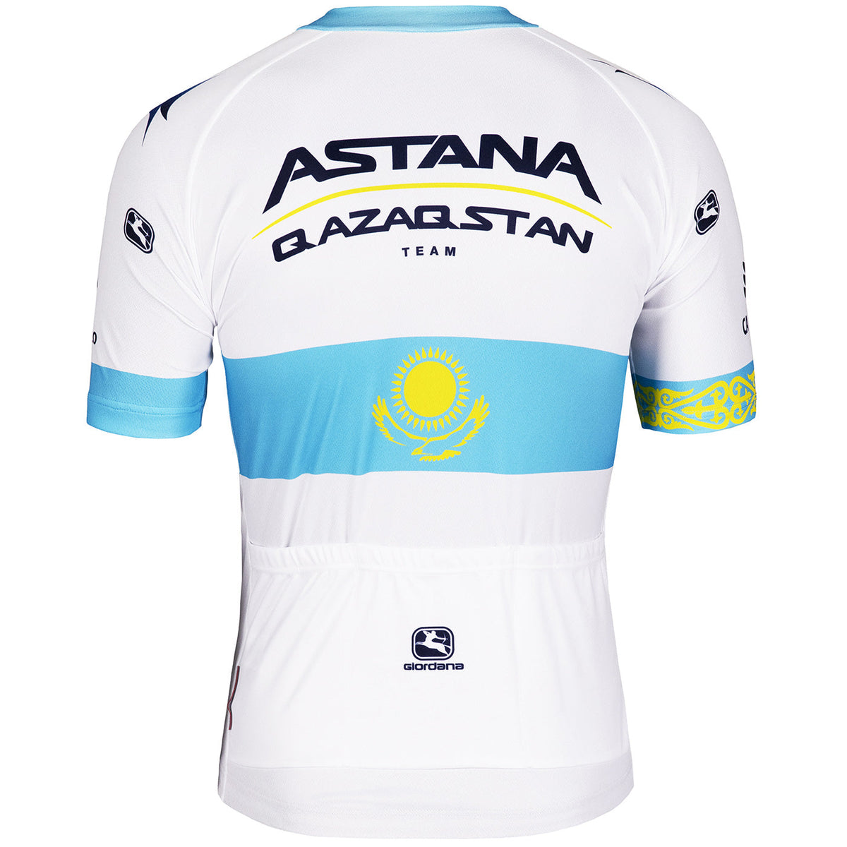 Astana Qazaqstan Team 2023 Short Sleeve Jersey Blue - L