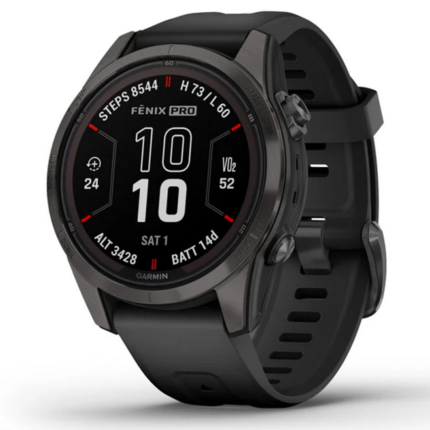 Garmin Fenix 7S Pro Sapphire Solar - Black