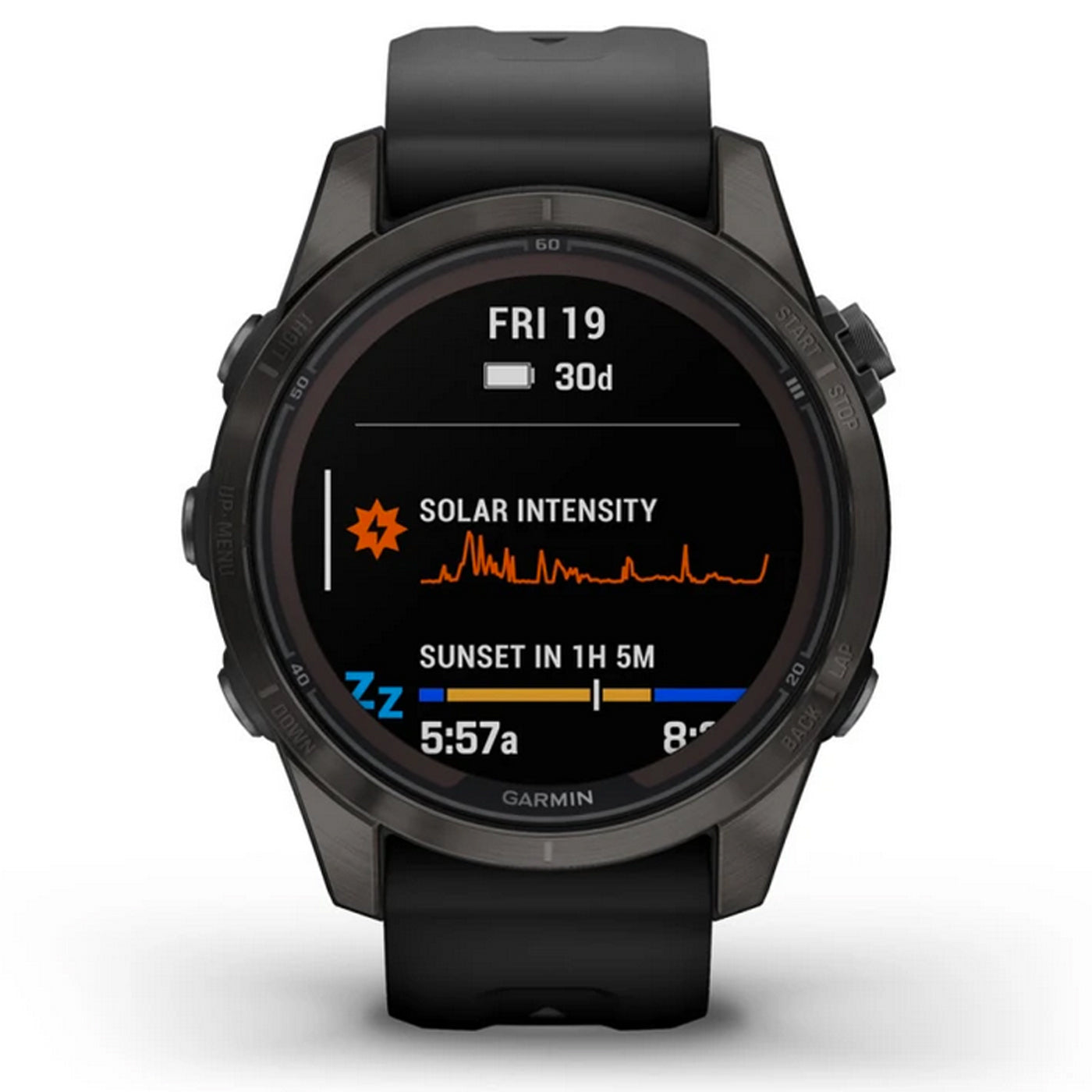 Garmin Fenix 7S Pro Sapphire Solar - Black