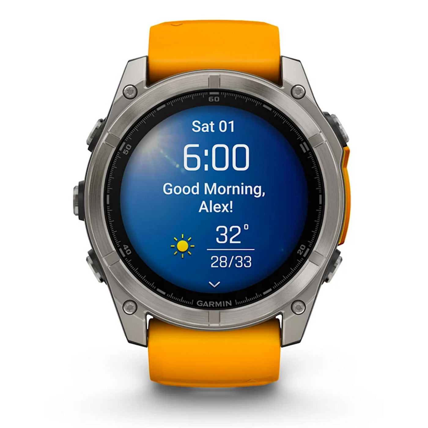 Garmin Fenix 8 51 mm AMOLED - Orange