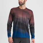 Maglia maniche lunghe Sportful Flow Giara - Blu