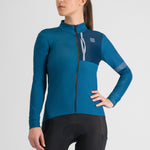 Maglia donna maniche lunghe Sportful Supergiara - Blu