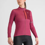 Maillot manga larga mujer Sportful Supergiara - Rosa