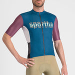 Sportful Supergiara Logo jersey - Petrolio