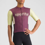 Sportful Supergiara Logo jersey - Bordeaux