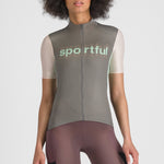 Sportful Supergiara Logo woman jersey - Grey