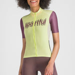 Sportful Supergiara Logo woman jersey - Yellow