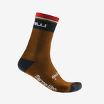 Castelli Quindici Soft Merino Socks - Brown