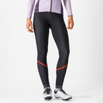 Castelli Velocissima DT frau lange tragerhose - Dunkel rosa