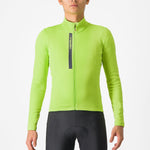 Maglia maniche lunghe Castelli Entrata - Verde chiaro