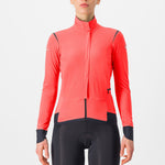 Castelli Alpha Flight RoS women jacket - Dark pink