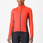 Castelli Transition 2 frau jacke - Dunkelrosa