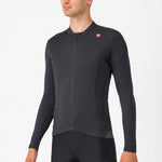 Maglia maniche lunghe Castelli Espresso Thermal - Nero