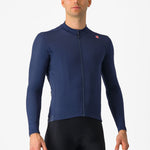 Maglia maniche lunghe Castelli Espresso Thermal - Blu