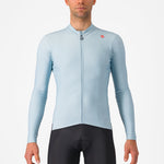 Castelli Espresso Thermal langarmtrikot - Hellblau