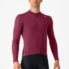 Maglia maniche lunghe Castelli Espresso Thermal - Bordeaux