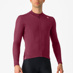 Castelli Espresso Thermal long-sleeved jersey - Bordeaux