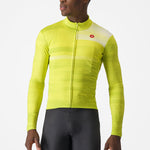 Maglia maniche lunghe Castelli Collapse - Giallo