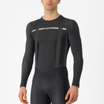 Maillot de corps manches longues Castelli Merino Seamless - Noir