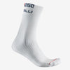 Castelli Bandito Merino 18 socken - Weiss