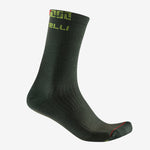 Castelli Bandito Merino 18 socken - Grun