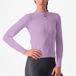 Castelli Espresso Thermal frau langarmtrikot - Lila