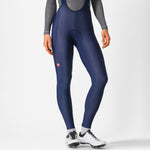 Castelli Espresso DT frau lange tragerhose - Blau