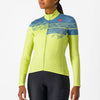 Castelli Unlimited Thermal long-sleeve jersey woman - Yellow