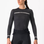 Castelli Merino Seamless frau langarmtrikot - Schwarz