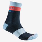 Chaussettes femme Castelli Velocissima Thermal 2 - Bleu