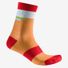 Castelli Velocissima Thermal 2 women socks - Orange