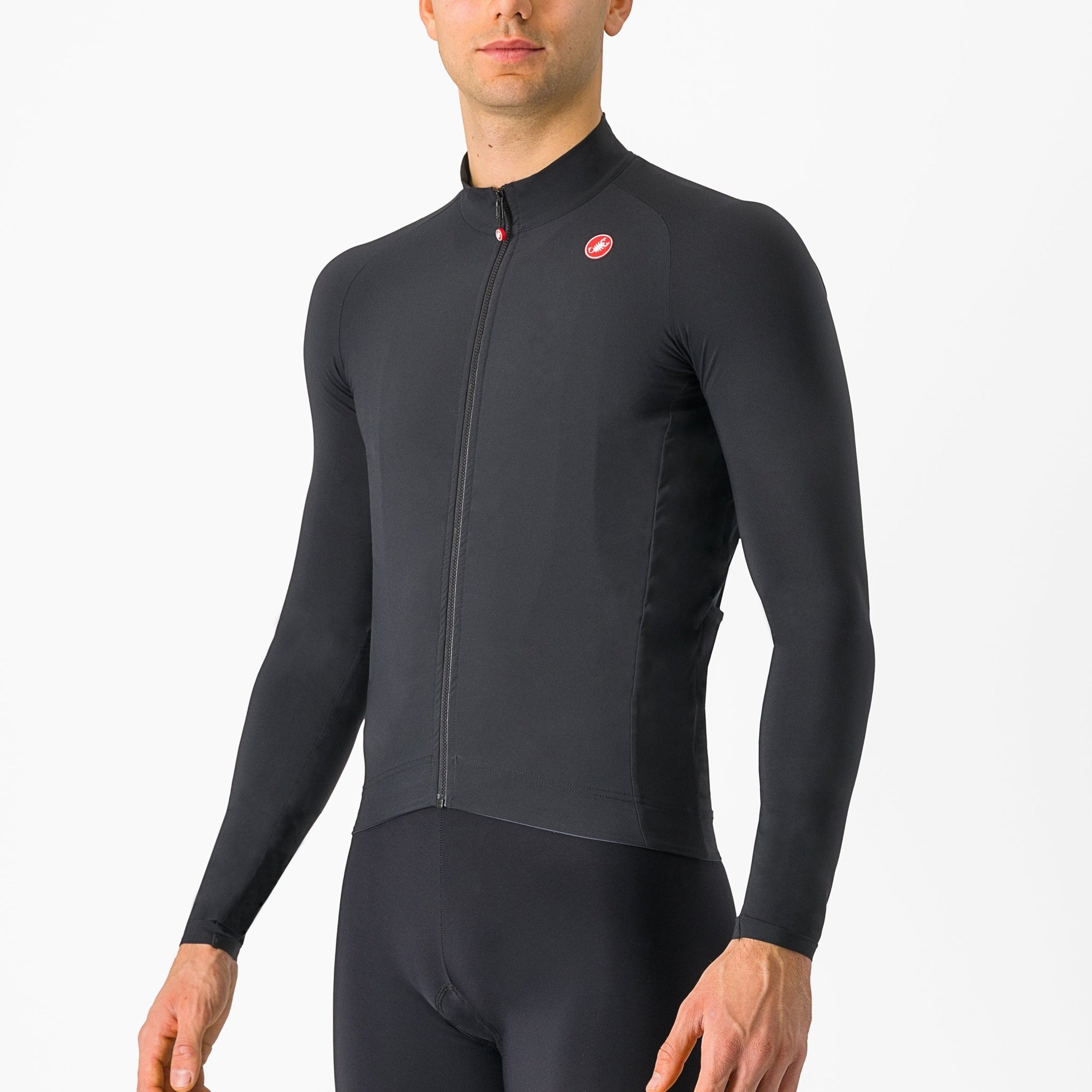 Maillot manga larga Castelli Aero Race - Negro