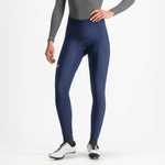 Castelli Espresso frau lange tragerhose - Blau