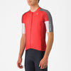 Maillot Castelli Entrata 6 - Rojo gris oscuro