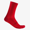 Calcetines Castelli Espresso 18 - Rojo