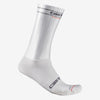 Castelli Fast Feet 3 socks - White