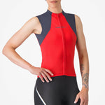 Castelli Sole woman sleeveless jersey - Pink