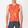 Castelli Espresso R-A/D sleeveless base layer - Light orange