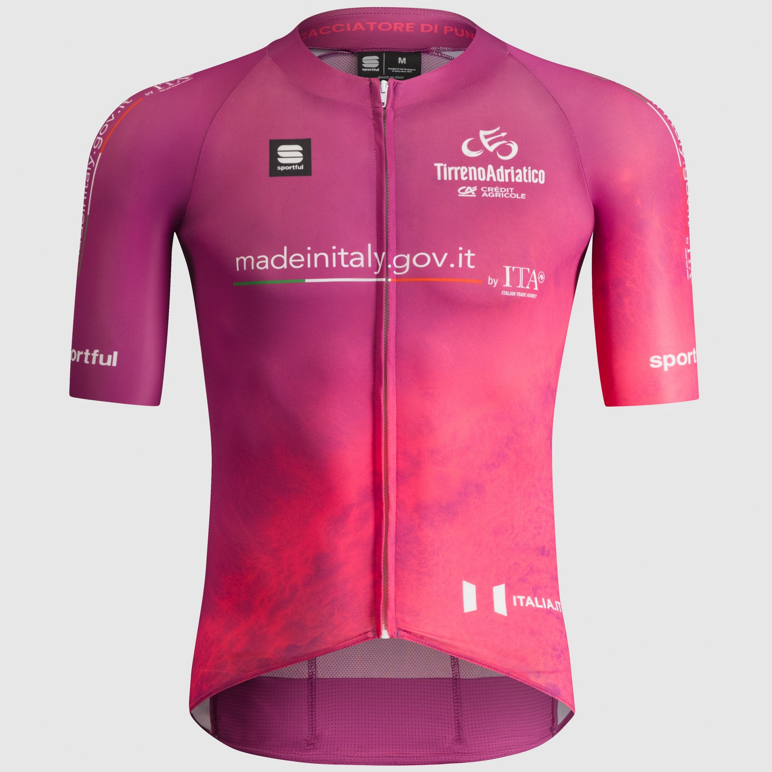 Maillot Sportful Tirreno Adriatico 2025 - Ciclamino