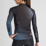 Maglia maniche lunghe donna Sportful Bodyfit Pro - Nero azzurro