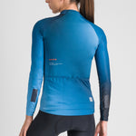 Maillot manches longues femme Sportful Bodyfit Pro - Bleu clair