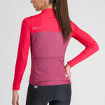 Maillot manga larga Sportful Pista - Rosa