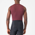 Maillot de corps sans manches Castelli Pro Mesh 2.0 - Bordeaux fonce