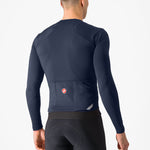 Castelli Fly langarm trikot - Dunkel blau