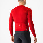 Maglia maniche lunghe Castelli Fly - Rosso