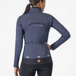 Castelli Alpha Doppio RoS frau jacke - Blau