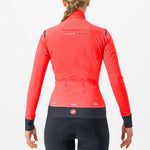 Castelli Alpha Flight RoS frau jacke - Dunkel rosa