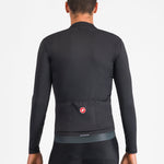 Maglia maniche lunghe Castelli Espresso Thermal - Nero