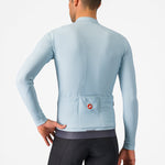 Castelli Espresso Thermal langarmtrikot - Hellblau