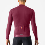 Maillot manches longues Castelli Espresso Thermal - Bordeaux